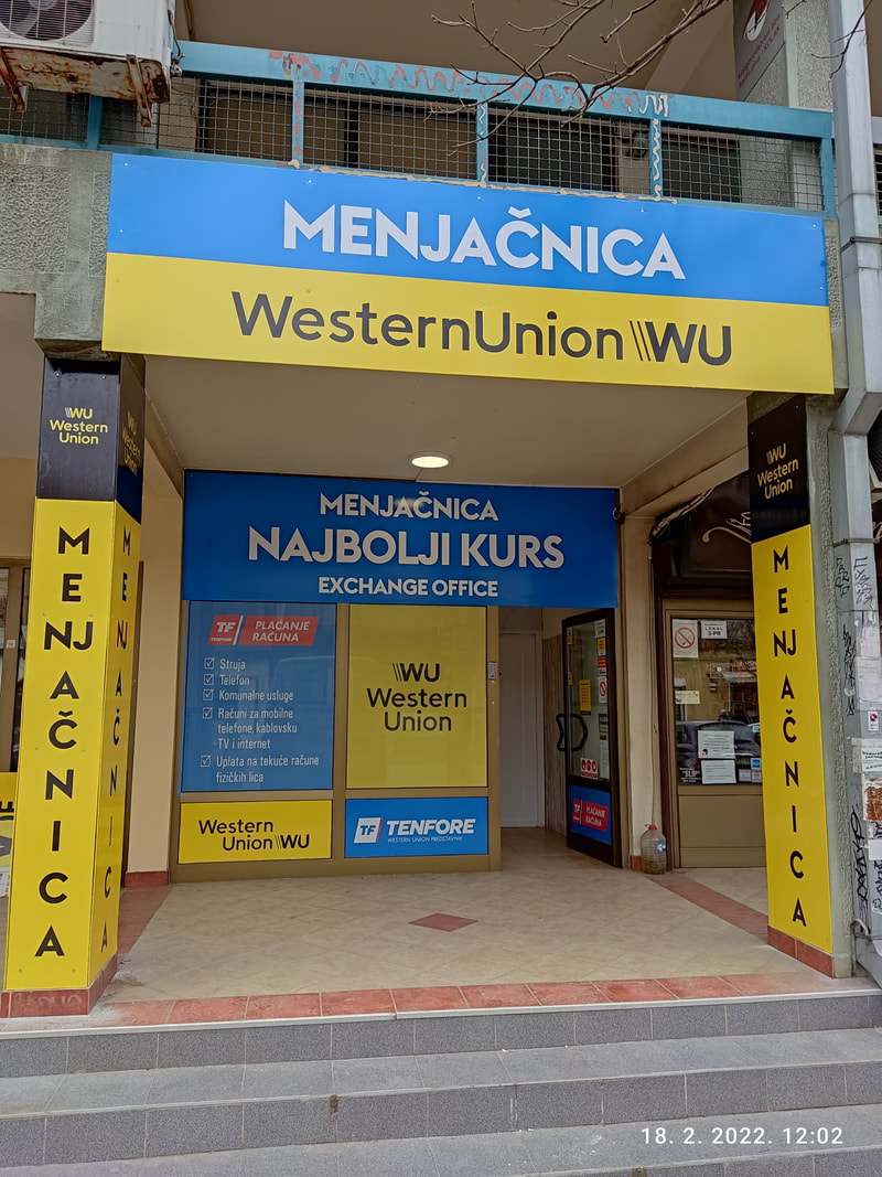 Radnik u menjačnici - menjač